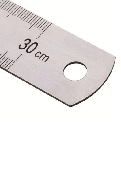 ÇELİK CETVEL 30 CM INCH ÖLÇÜLÜ ürün görseli 1