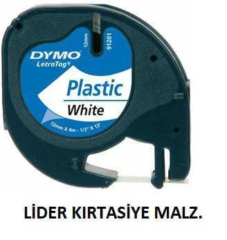 Dymo Letratag Plastik Etiket Beyaz 59422 ürün görseli 1