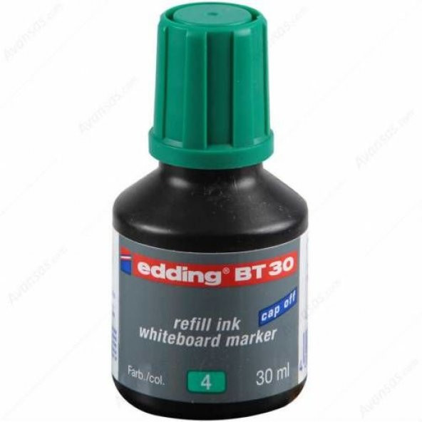 Edding BT30 Beyaz Tahta Kalemi Mürekkebi Yeşil ürün görseli 1