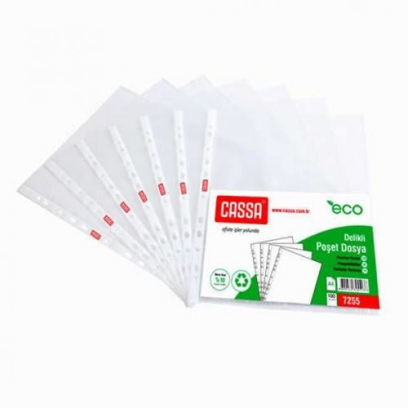Cassa Poşet Dosya Ekonomik A4 100lü Paket (7255) ürün görseli 1