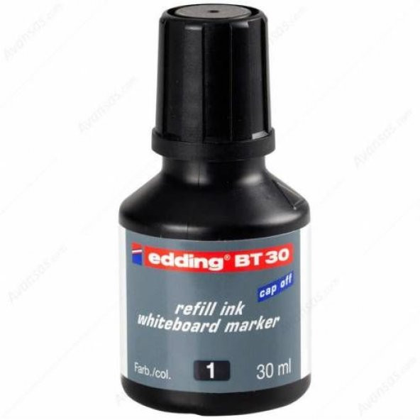 Edding Bt30 Beyaz Tahta Kalemi Mürekkebi Siyah ürün görseli 1