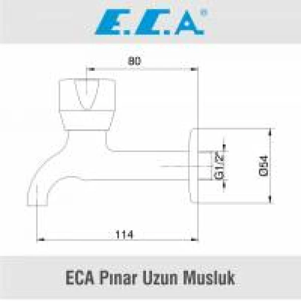 ECA PINAR UZUN MUSLUK SÜZGEÇLİ (102109275) - Resim 2