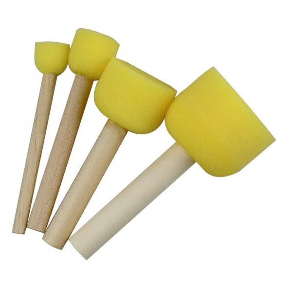 Ponpon Tampon Sünger Fırça Seti 4 Lü 1 Paket Artlantis Sünger Tampon 4 lü 1 Paket ürün görseli 1