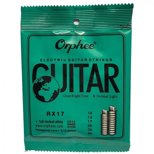 Orphee RX17 Elektro Gitar Teli ürün görseli 1