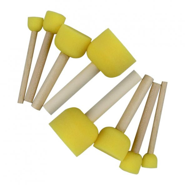 Ponpon Tampon Sünger Fırça Seti 8 Lİ 1 Paket Artlantis Sünger Tampon 8 lİ 1 Paket ürün görseli 1