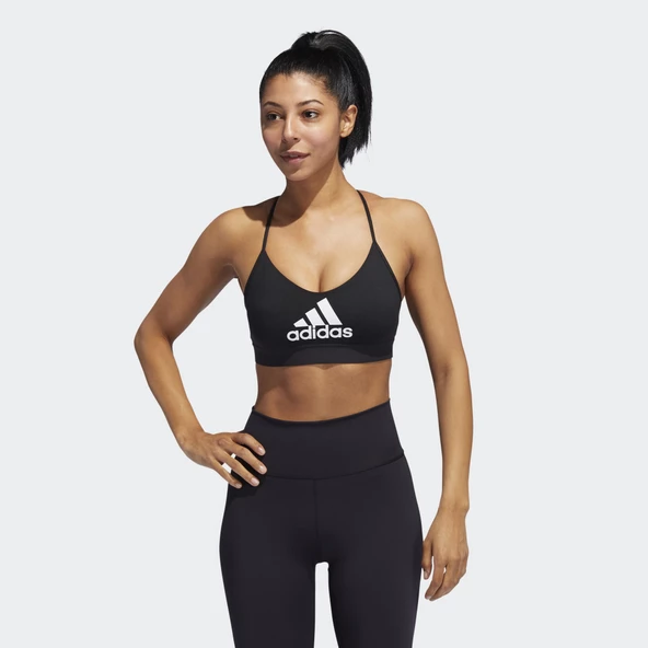 adidas All Me Badge of Sport Sporcu Sütyeni - Siyah EA3272 ürün görseli 1