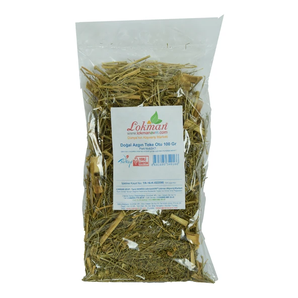 Azgın Teke Otu Doğal 100 Gr Paket - Resim 2