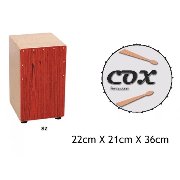 Cox CAJ123-SZ Mini Cajon ürün görseli 1