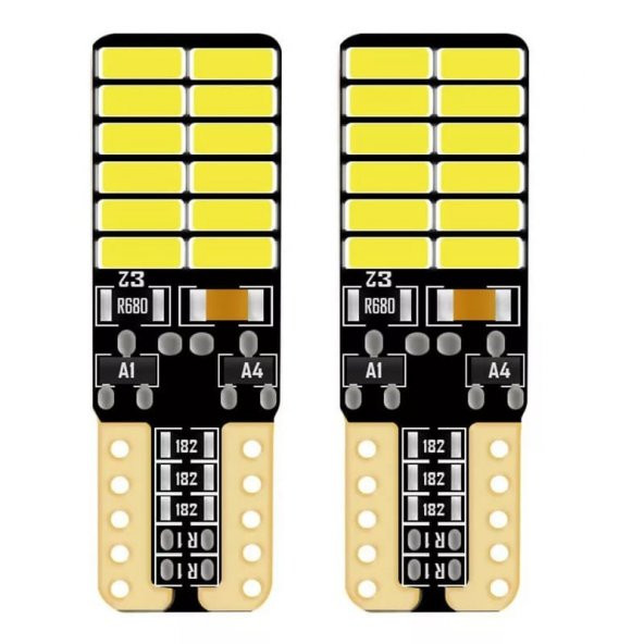 Süper Güçlü T10 Led 24 Ledli 12 Volt Canbuslü 2 ADET ürün görseli 1