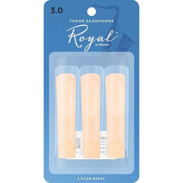 DAddario Woodwinds Royal RKB0330 Tenor Saksafon Kamışı (3 lü) No:3 ürün görseli 1