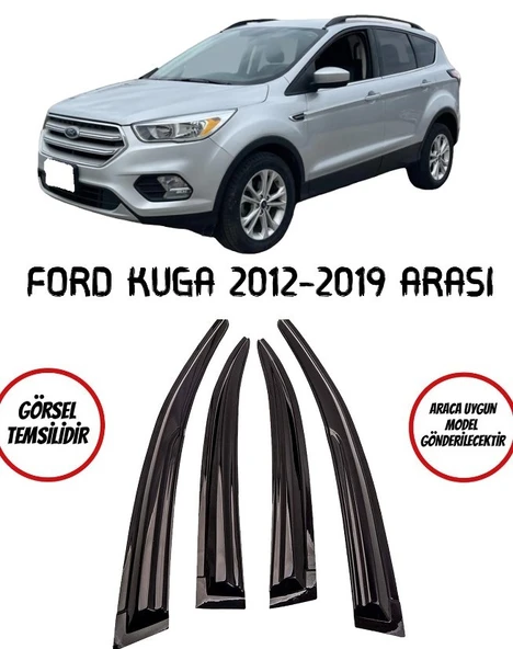 Ford Kuga Cam Rüzgarlığı 4lü 2012-2016 Arası ürün görseli 1