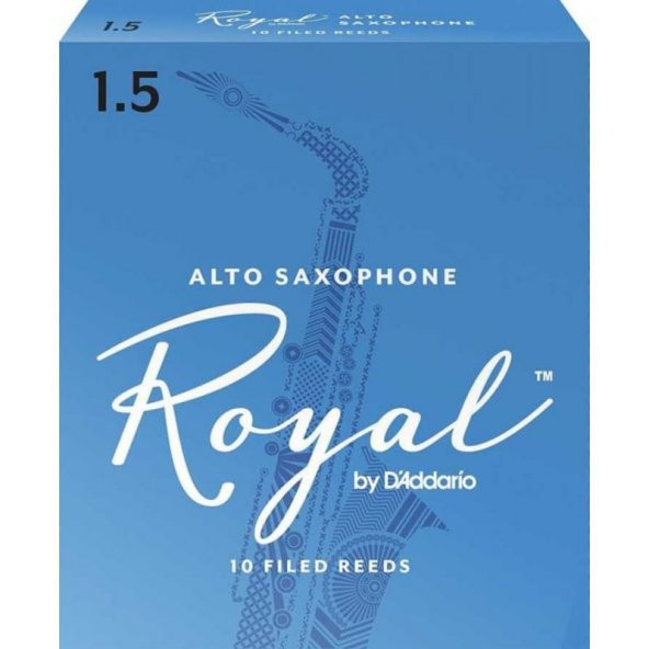 D\'Addario Woodwinds Royal RJB1015 Alto Saksafon Kamışı No:1.5 ürün görseli 1