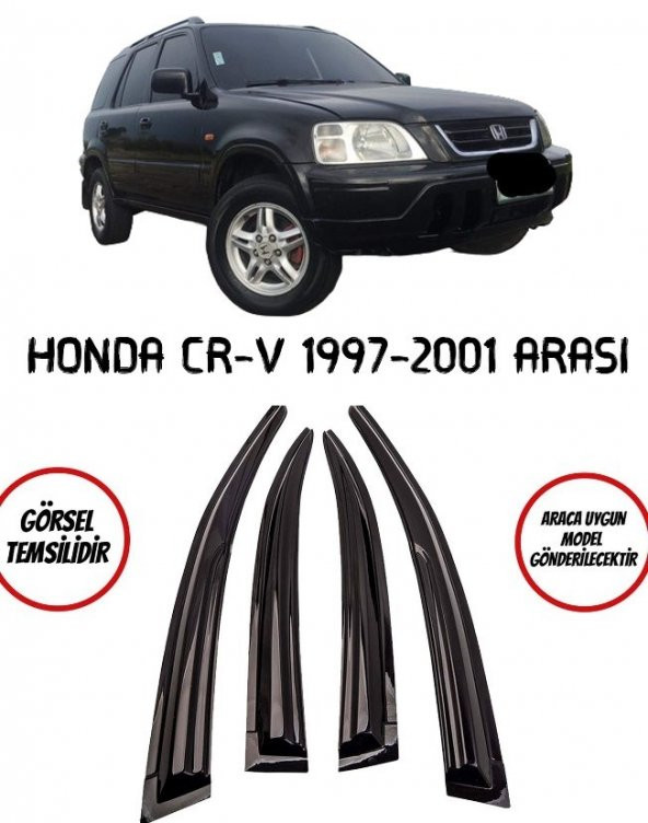Honda CRV Cam Rüzgarlığı 4lü 1997 - 2001 ürün görseli 1