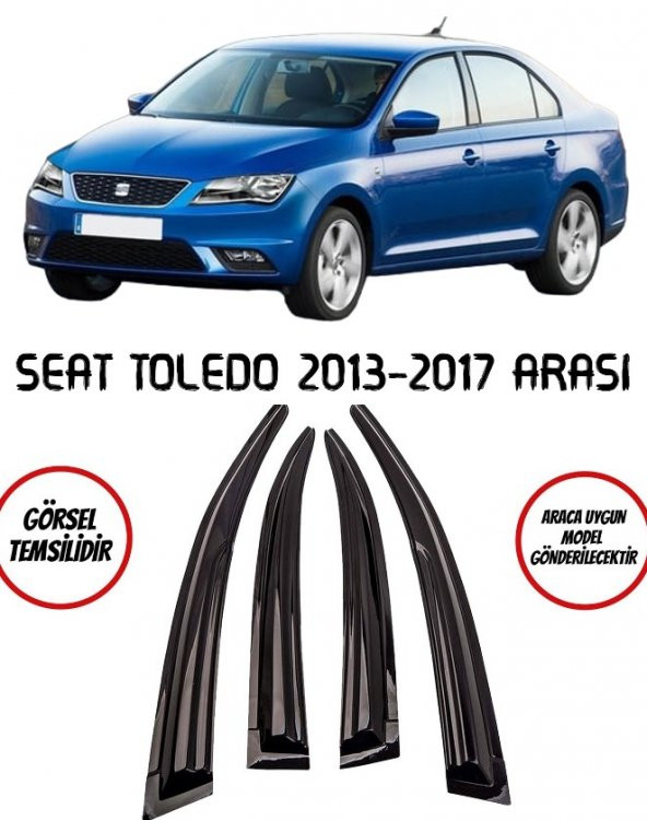 Seat Toledo Cam Rüzgarlığı 4lü 2013-2017 Arası ürün görseli 1