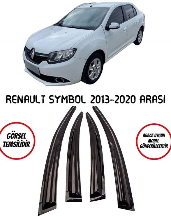 Renault Symbol Cam Rüzgarlığı 4lü 2013-2020 ürün görseli 1