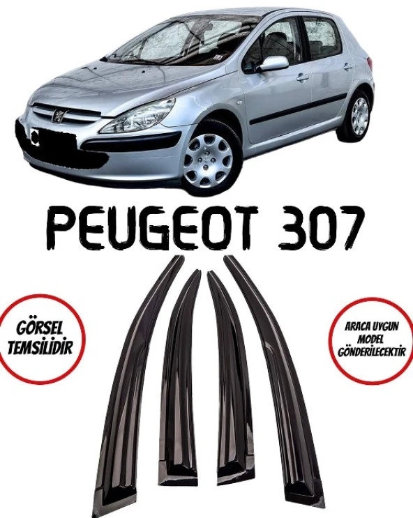 Peugeot 307 Cam Rüzgarlığı 4lü ürün görseli 1