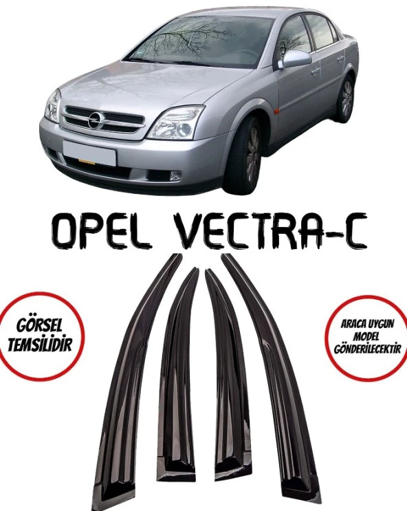 Opel Vectra C Cam Rüzgarlığı 4lü ürün görseli 1
