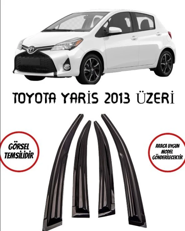 Balp Toyota Yaris Cam Rüzgarlığı 4lü 2012-2019 Arası ürün görseli 1