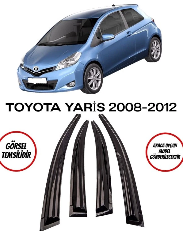 Balp Toyota Yaris Cam Rüzgarlığı 4lü 2006-2011 Arası ürün görseli 1