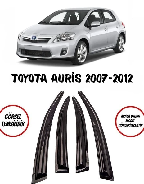 Toyota Auris Cam Rüzgarlığı 4lü 2007-2010 Arası ürün görseli 1