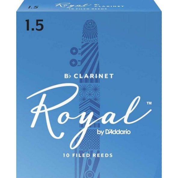 D\'Addario Woodwinds Royal RCB1015 Sib Klarnet Kamışı No: 1,5 ürün görseli 1