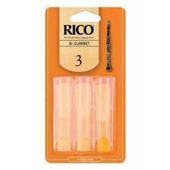 D\'Addario Woodwinds Rico RCA0330 Sib Klarnet Kamışı (3 lü) No:3 ürün görseli 1