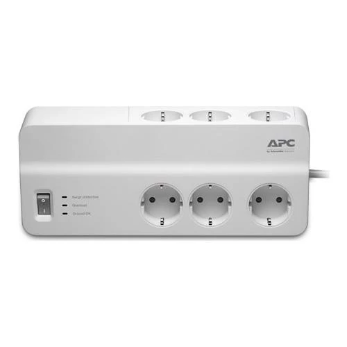 Schneider APC PM6-GR 230V 6 Çıkışlı Akım Korumalı Priz ürün görseli 1