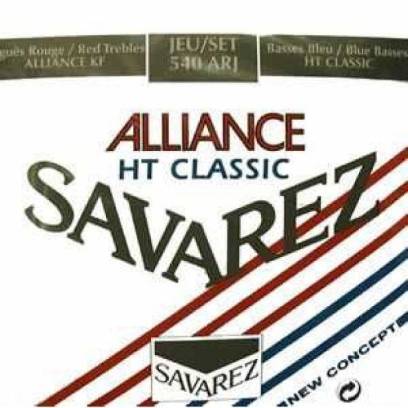 Savarez 540ARJ Rouge Blue Hard Tension Classic Klasik Gitar Teli ürün görseli 1