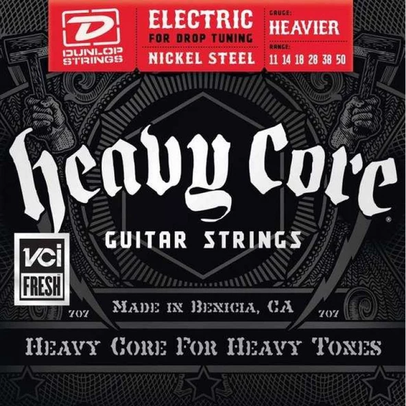 Jim Dunlop DHCN1150 Heavy Core Elektro Gitar Teli (11-50) ürün görseli 1