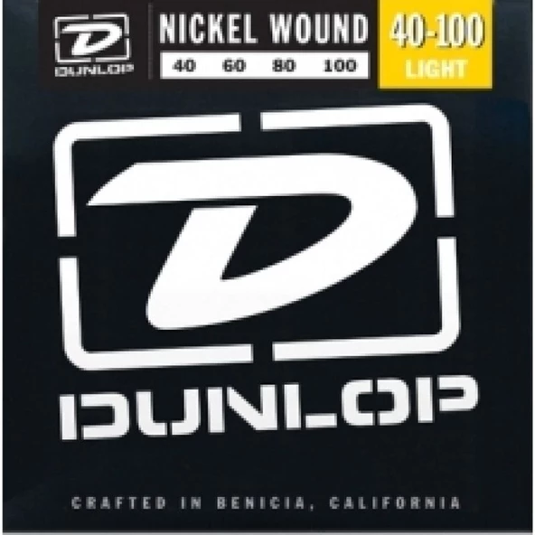 Jim Dunlop DBN40100 4 Telli Bas Gitar Teli (40-100) ürün görseli 1