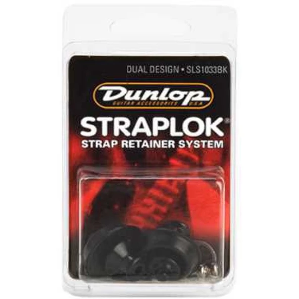 Jim Dunlop Straplok Dual Design Black Askı Kilidi ürün görseli 1