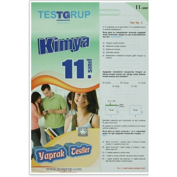 11.Sınıf Kimya Yaprak test Testgrup ürün görseli 1