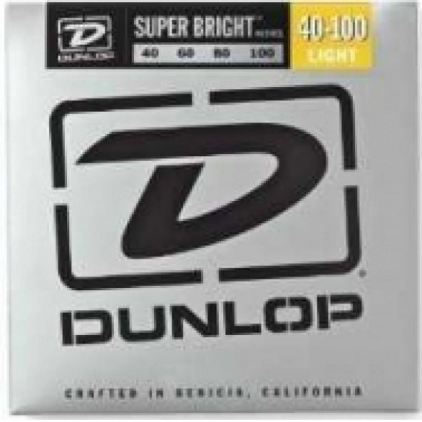 Jim Dunlop DBSBN40100 Nickel 4 Telli Bas Gitar Teli (40-100) ürün görseli 1