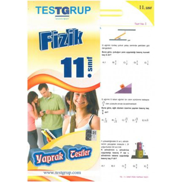 11.Sınıf Fizik Yaprak test Testgrup ürün görseli 1