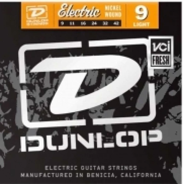Jim Dunlop DEN0942 Nickel Light Elektro Gitar Teli (9-42) ürün görseli 1