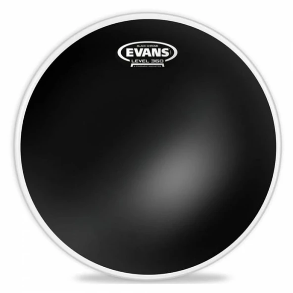 Evans Tt10Chr Deri 10 Black Chrome Tom Clear Çift Kat (14,5 Mil) ürün görseli 1