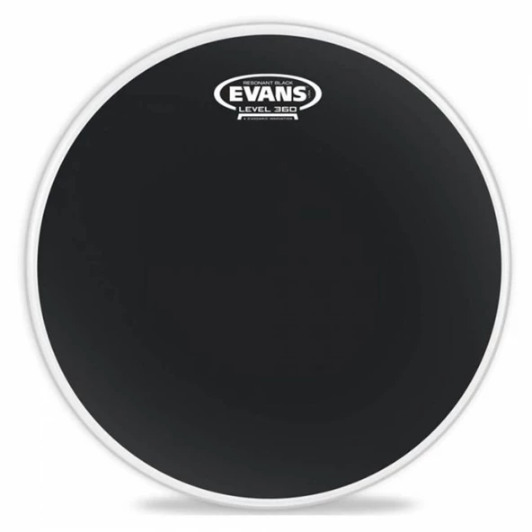 Evans Tt08Rbg Deri 8 Resonant Siyah Tom Alt Clear Tek Kat (7 Mil) ürün görseli 1
