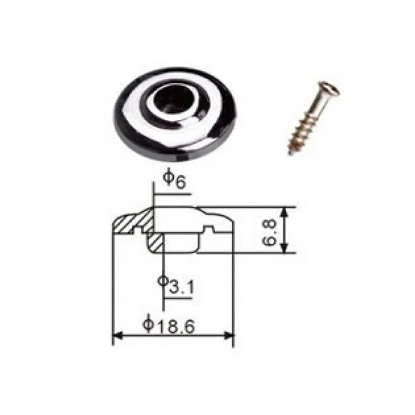 Dr. Parts SR2/GD Bass String Retainers (Gold) ürün görseli 1
