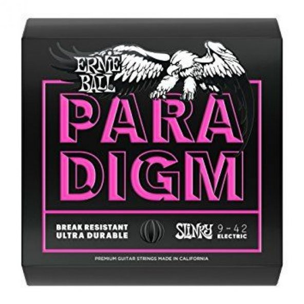 ERNIE BALL P02023 Paradigm Super Slinky 9-42 Elektro Gitar Tel Seti ürün görseli 1