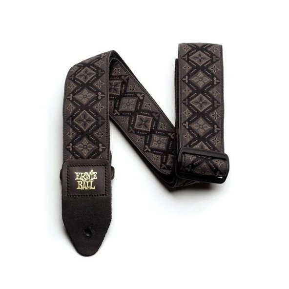 ERNIE BALL P04093 - Regal Black Jacquard Gitar Askısı ürün görseli 1