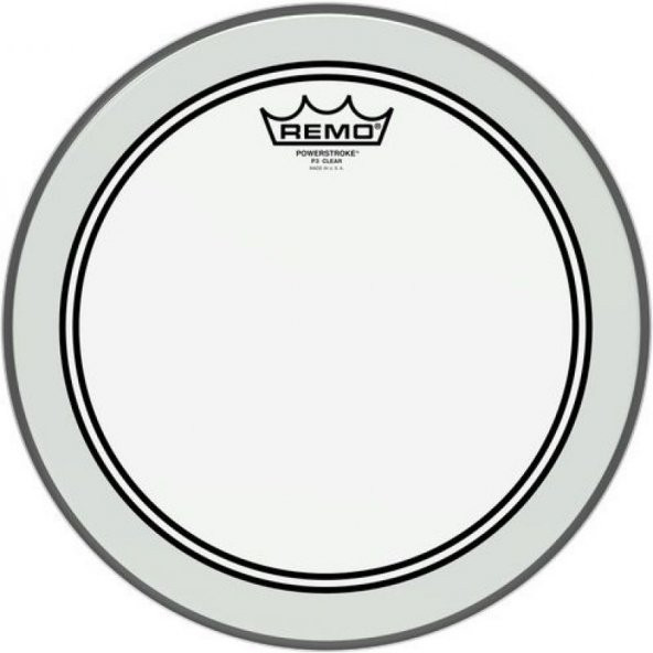 REMO P3-0312-BP- Powerstroke® P3 Şeffaf 12" Davul Derisi ürün görseli 1