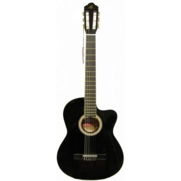 Barcelona LC 3900 CEQ BK Elektro Klasik Gitar ürün görseli 1