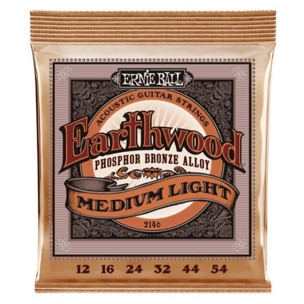 Ernie Ball P02146 Regular Slinky Acoustic   Bronze 12-54 Akustik Gitar Teli ürün görseli 1