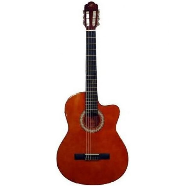 Barcelona LC 3900 CYW Kahverengi Cutaway Klasik Gitar ürün görseli 1