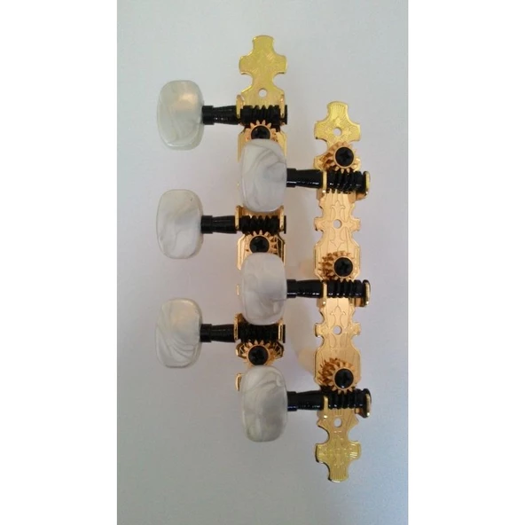 Valencia Vcmh0150gd Klasik Gitar Kulağı 3 Sağ 3 Sol Gold ürün görseli 1