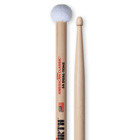 Vicfirth V5ADT Baget 5A Dual-Tone Hickory 0.565"x16" ürün görseli 1