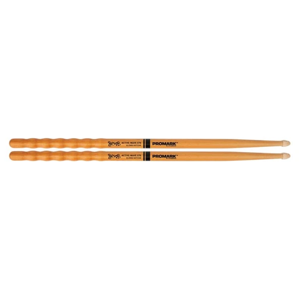 Pro-Mark Txgkaww Baget 570 Glenn Kotche Active Wave Hickory Activegrip Wood Tip ürün görseli 1