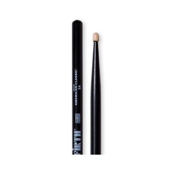 Vicfirth V5AB Baget 5A Wood Black Hickory 0.565"x16" ürün görseli 1
