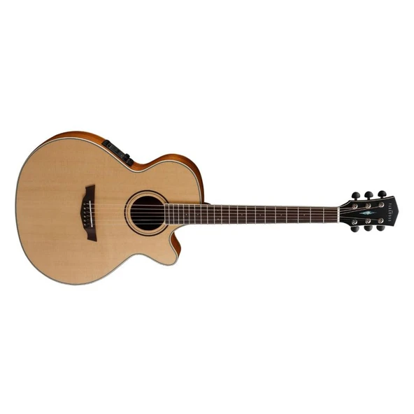 Cort Pw470-Ns Elektro Akustik Cutaway Gitar, Çantalı, Parkwood Serisi, Fishman Eq ürün görseli 1
