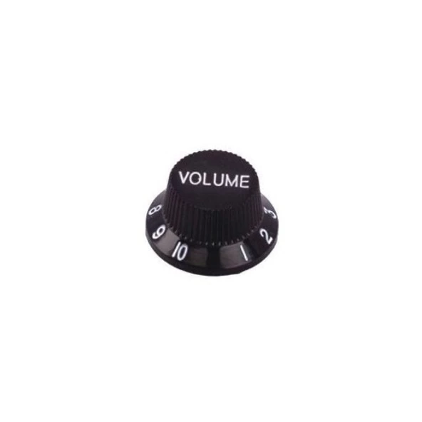 Valencia Pnb1vbk Gitar Volüm Düğme Başlığı Plastik Siyah Dr.parts ürün görseli 1